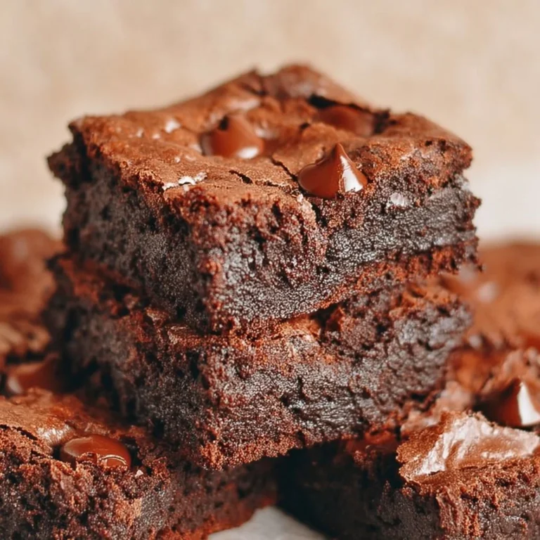 Deliciously decadent gluten-free brownies on a plate