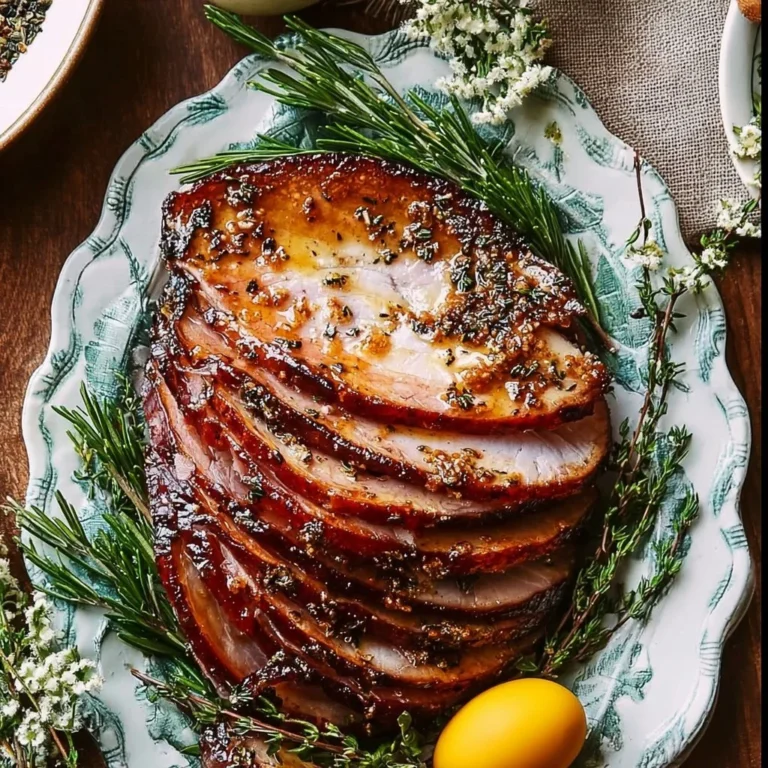 An elegant Easter dinner table set with floral decor and gourmet dishes