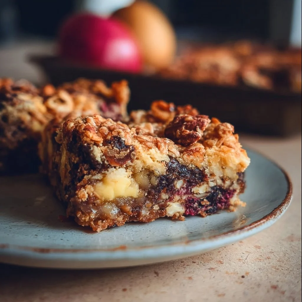 Delicious gluten-free breakfast bars with nuts and fruits for a healthy start.