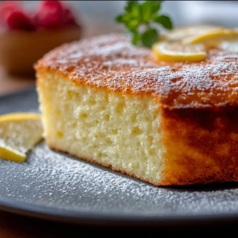 Delicious Flourless Limoncello Ricotta Cake topped with lemon zest