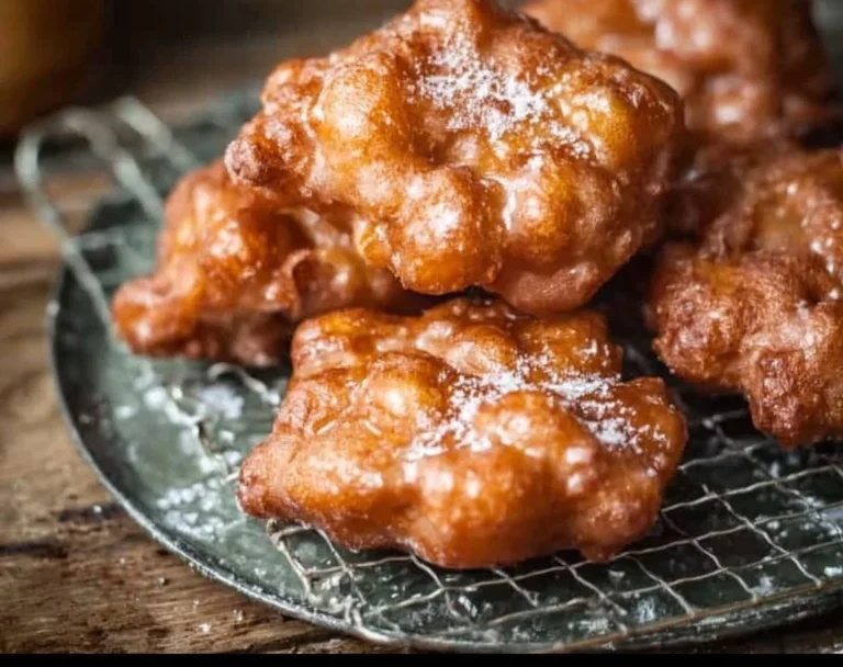 Delicious gluten free apple fritters with apples, cinnamon, and a sugary glaze