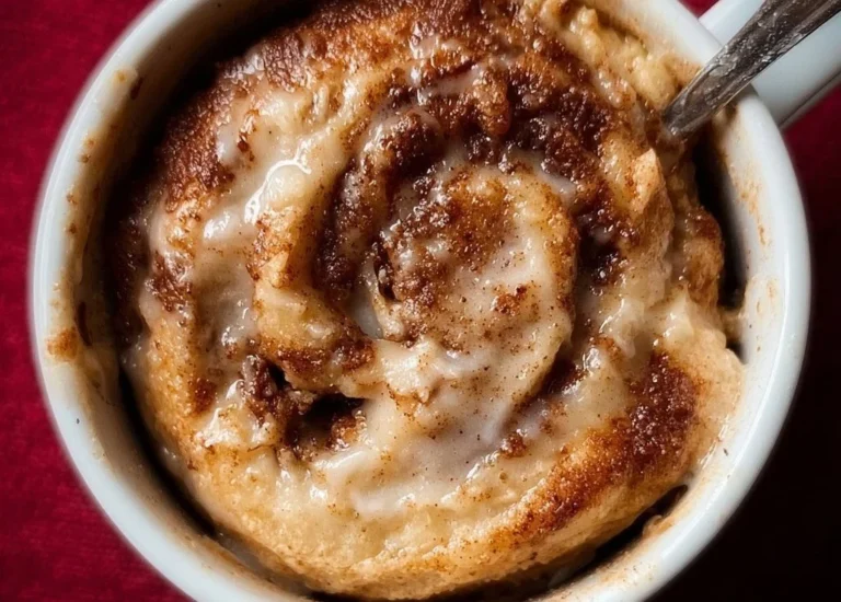 Gluten Free Cinnamon Roll in a Mug recipe