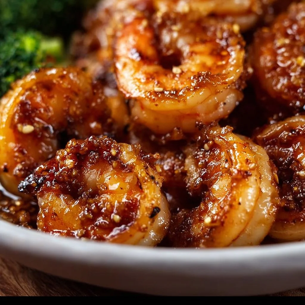 High-Protein Honey Garlic Shrimp
