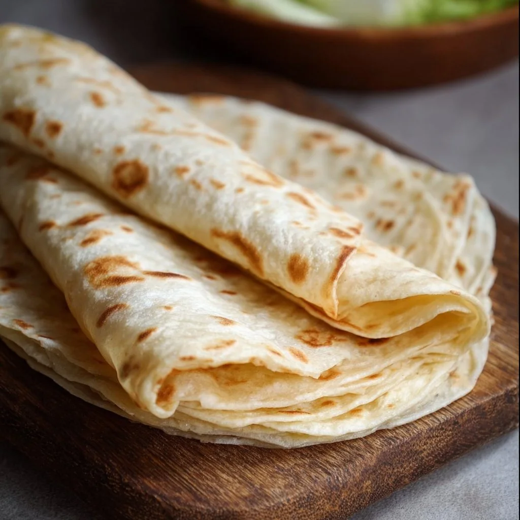 Soft gluten-free tapioca wraps ready for healthy meal preparation