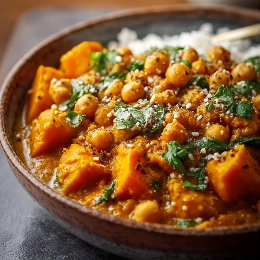 Sweet Potato and Chickpea Curry