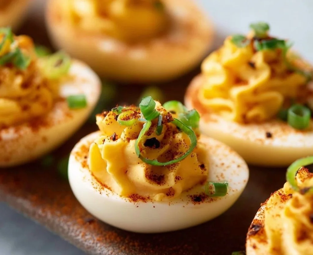 Asian Flavored Deviled Eggs