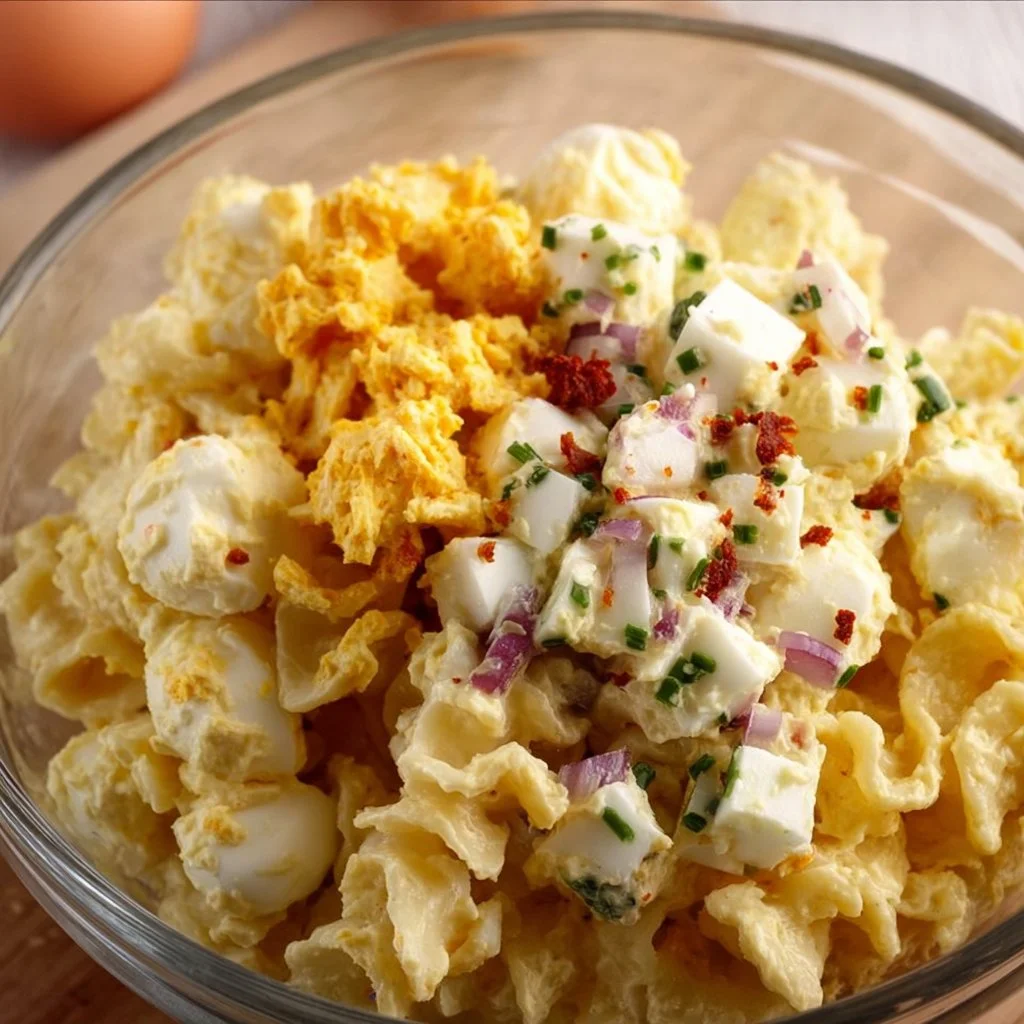 Deviled Egg Pasta Salad