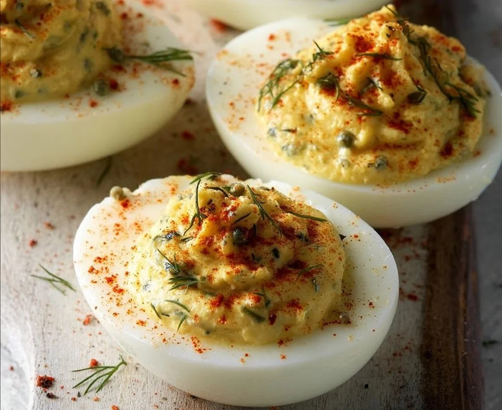 Deviled Eggs with Dill Relish