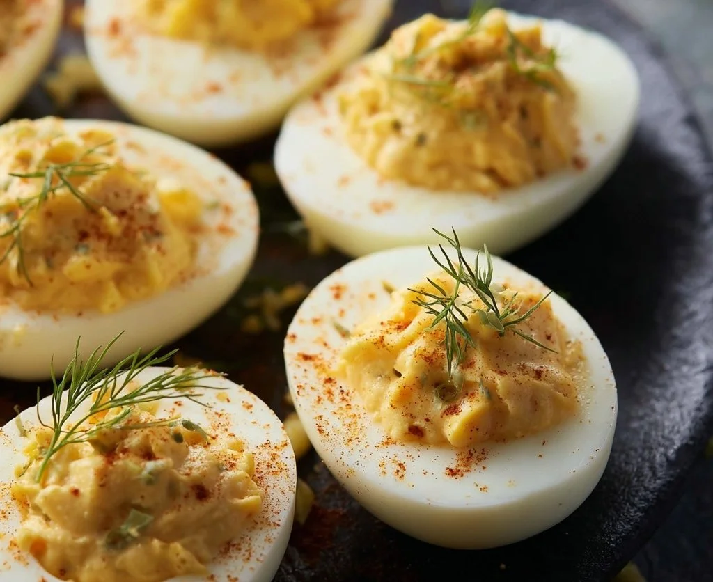 Dill Pickled Deviled Eggs