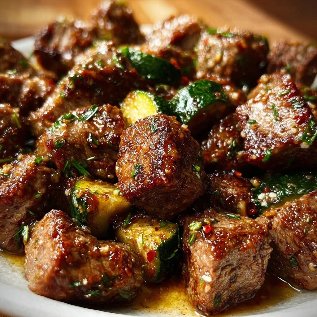 Garlic Butter Steak Bites