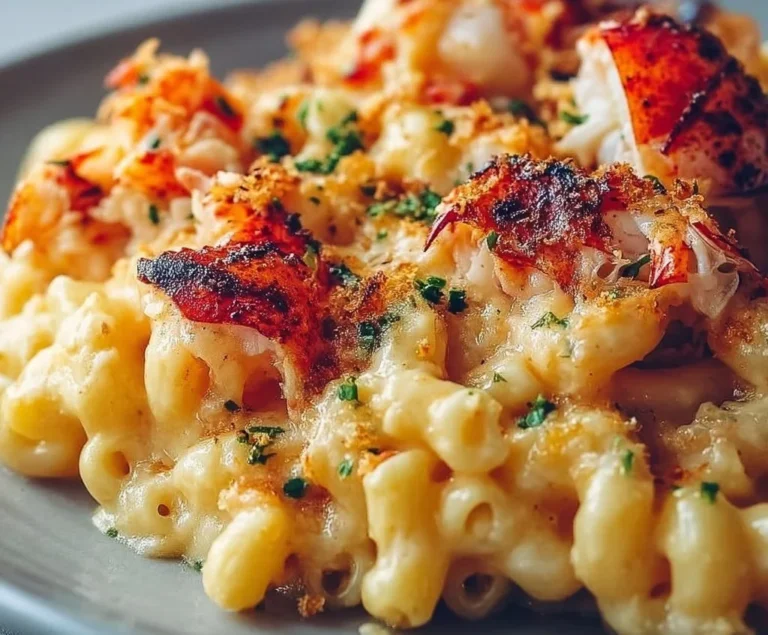 Gordon Ramsay's delicious Lobster Mac and Cheese served in a bowl.