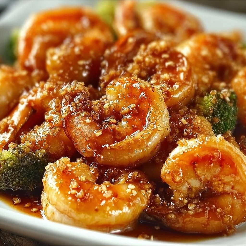 High-Protein Honey Garlic Shrimp