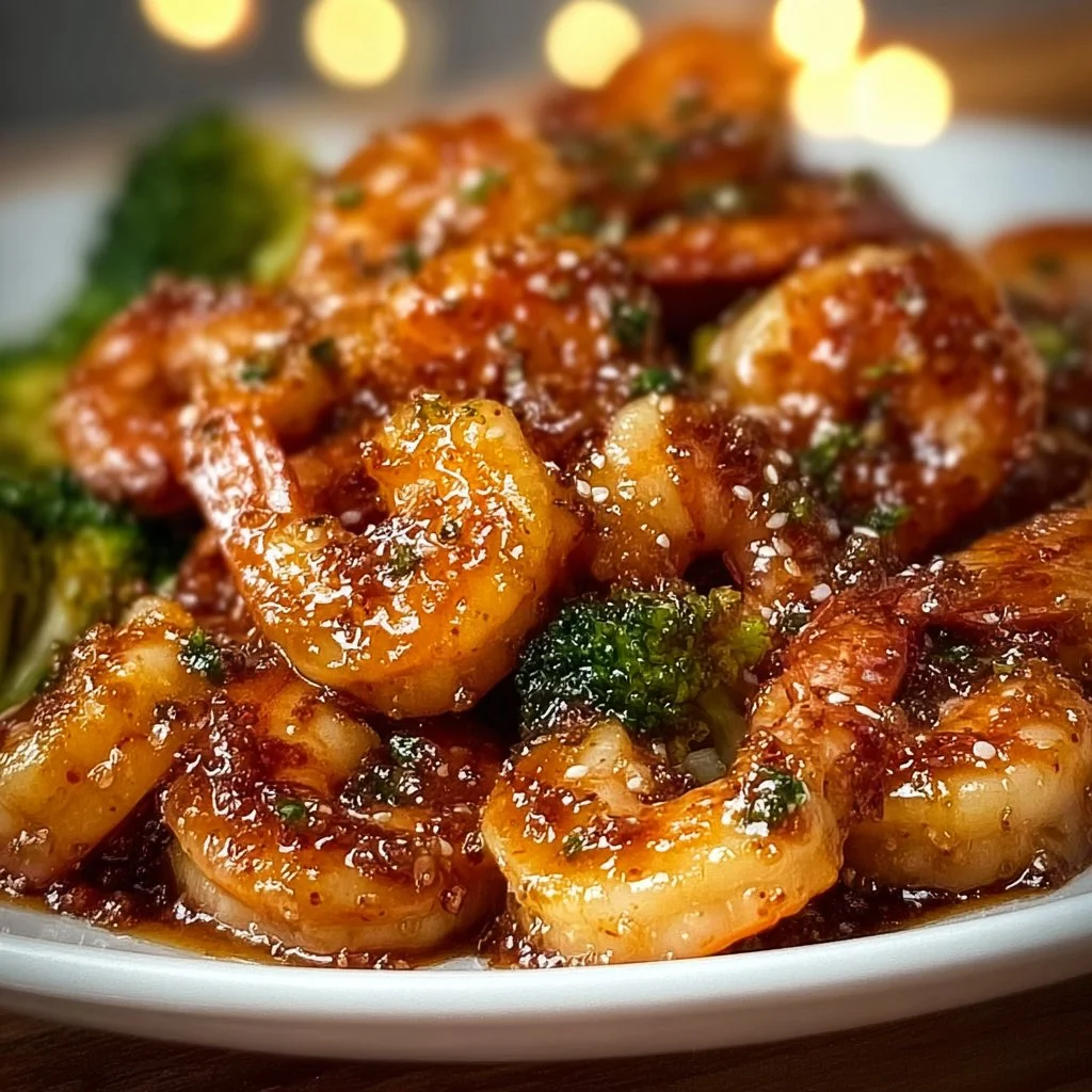 High-Protein Honey Garlic Shrimp