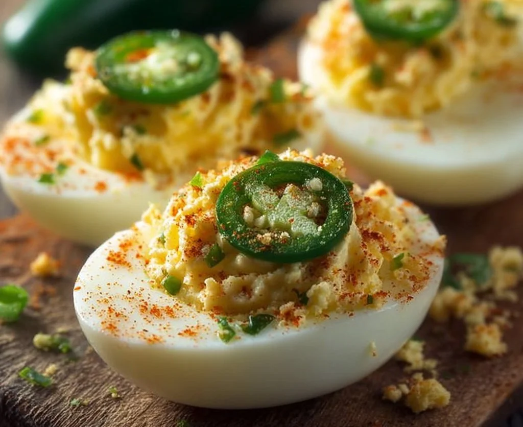 Jalapeño Popper Deviled Eggs
