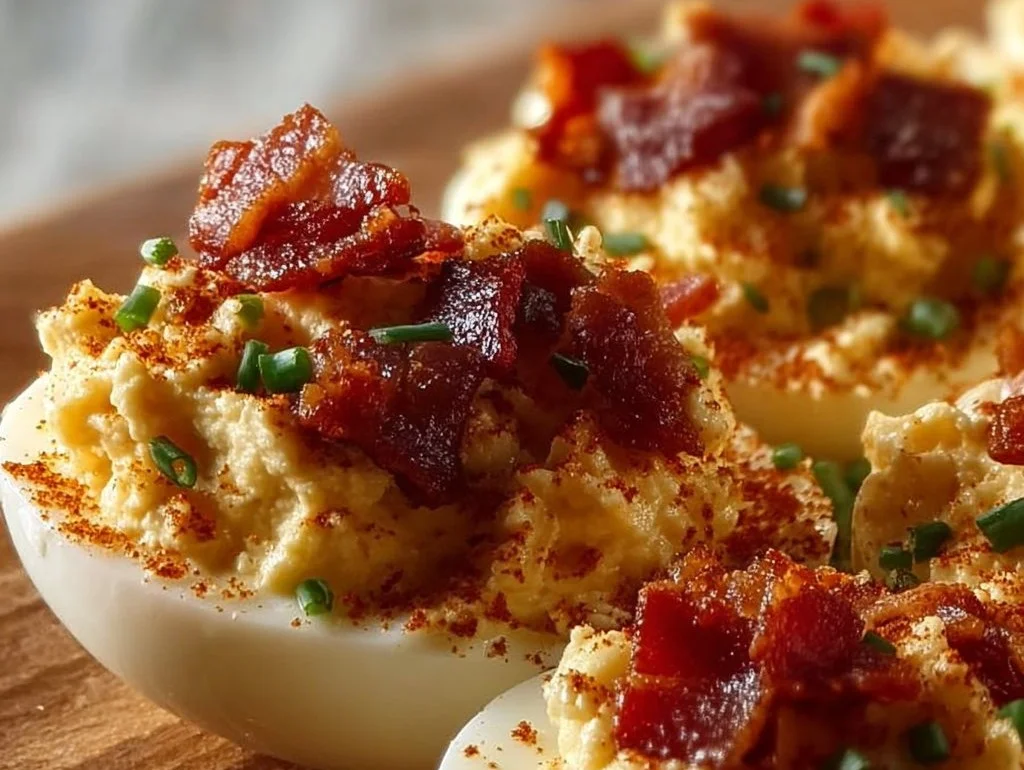 Million Dollar Bacon Deviled Eggs