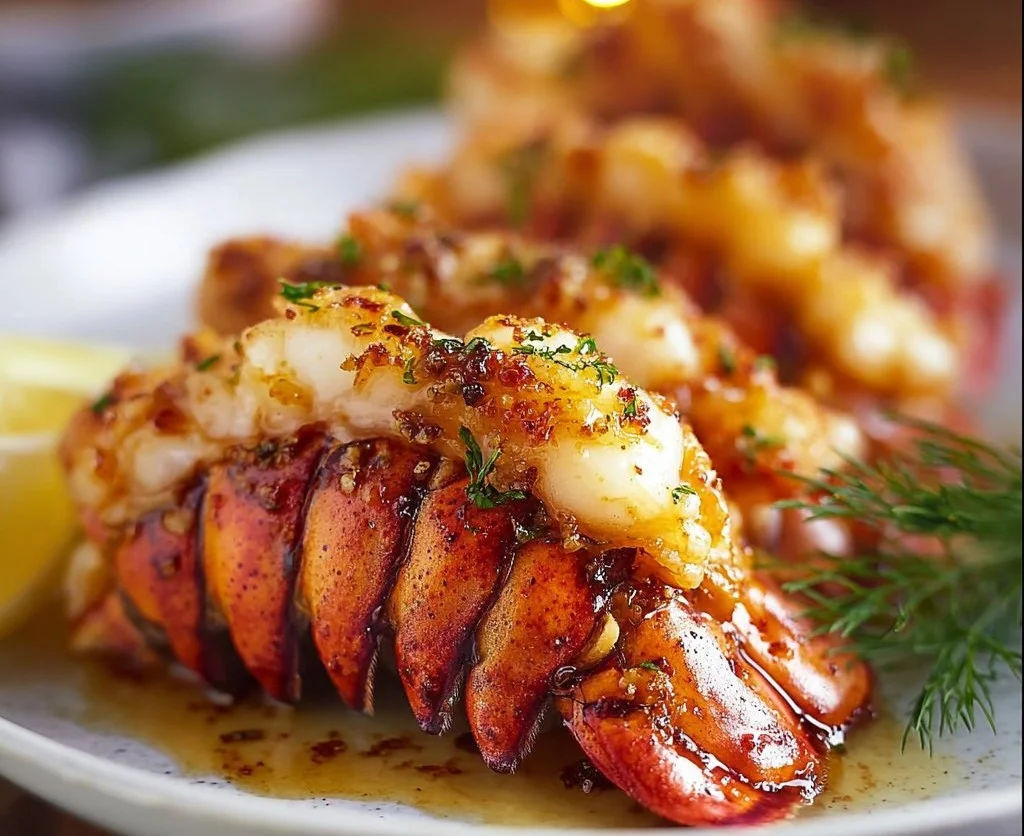 Simple Broiled Lobster Tail