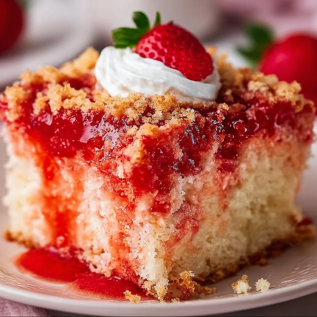 Strawberry Poke Cake