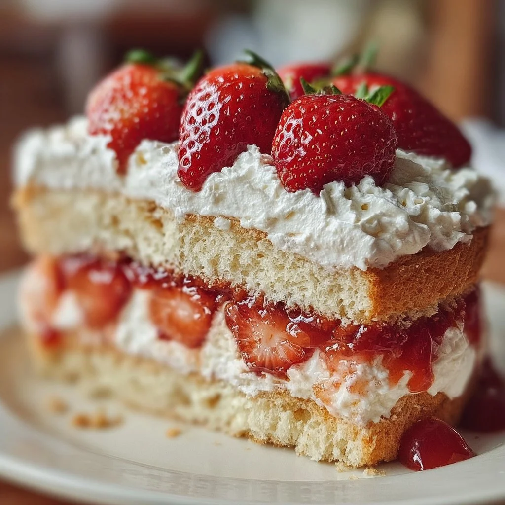 Strawberry Shortcake Birthday Cake