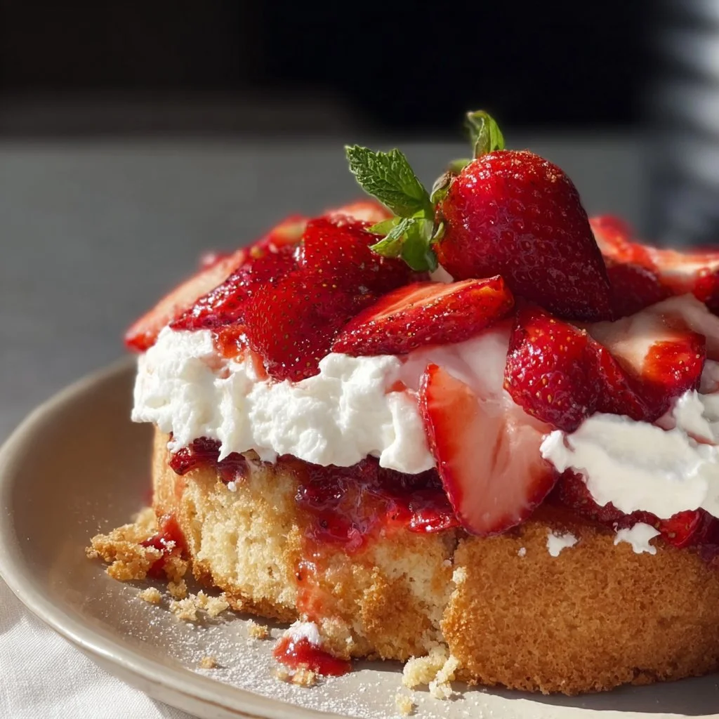 Strawberry Shortcake Cake