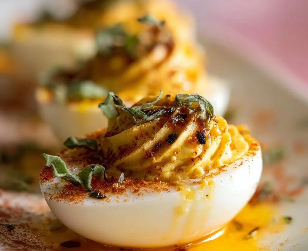 Turkish Deviled Eggs