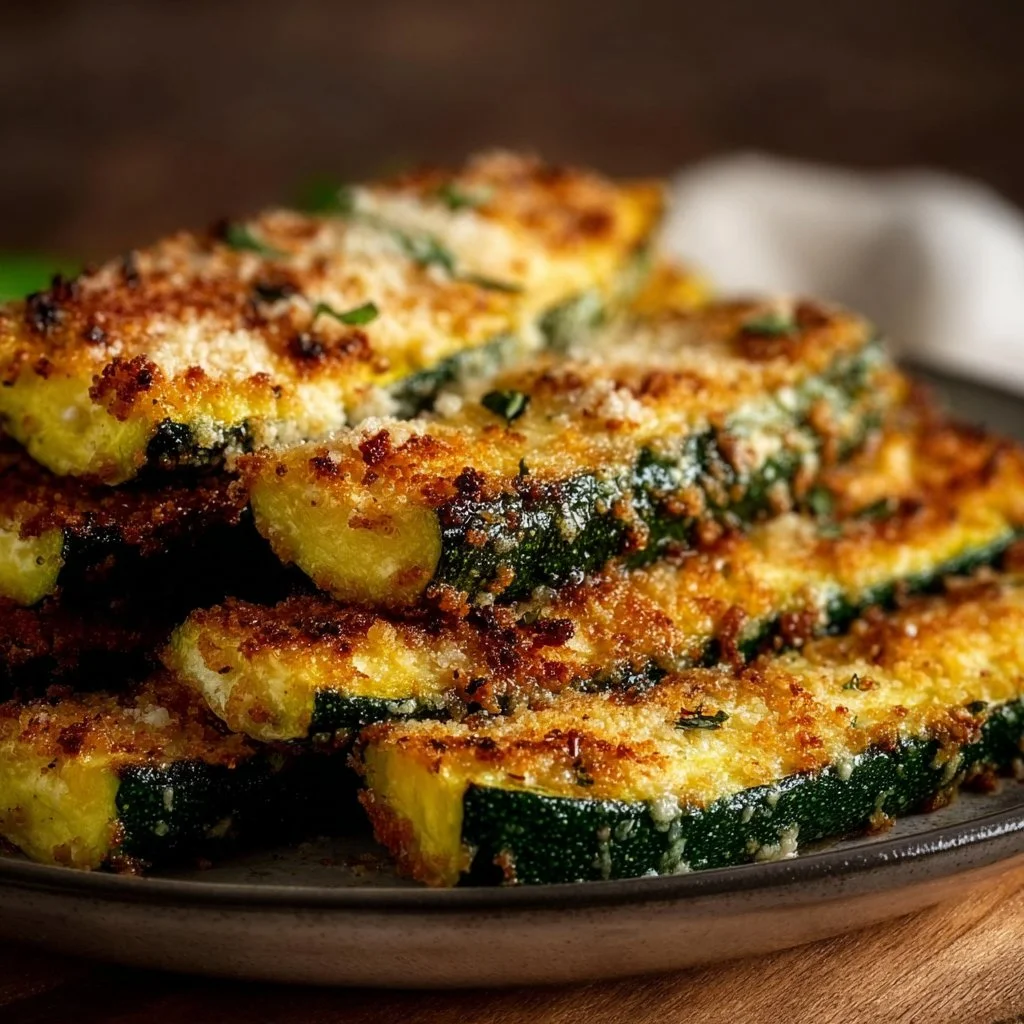 Gebackene Parmesan-Zucchini