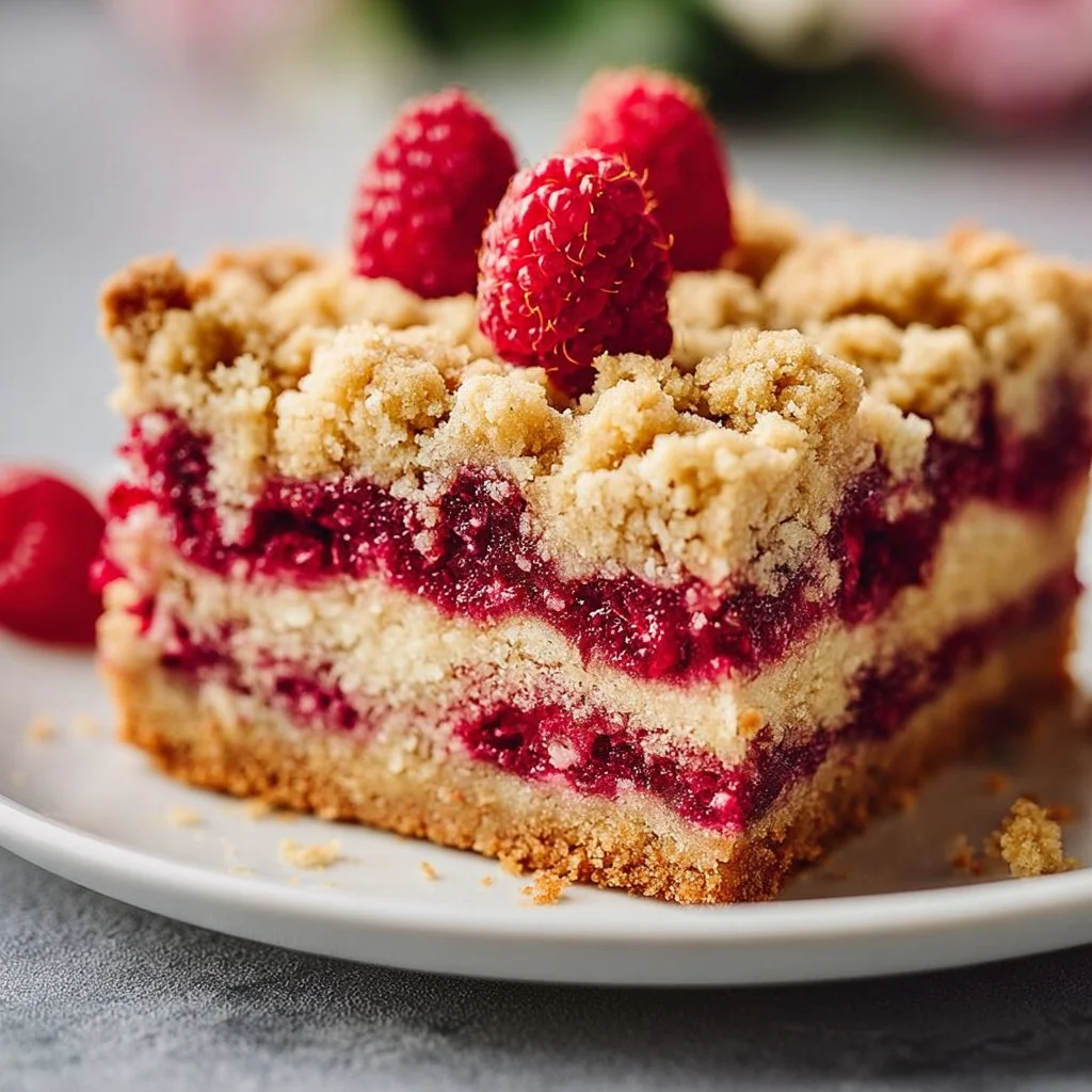 Himbeer-Streusel-Kuchen vom Blech
