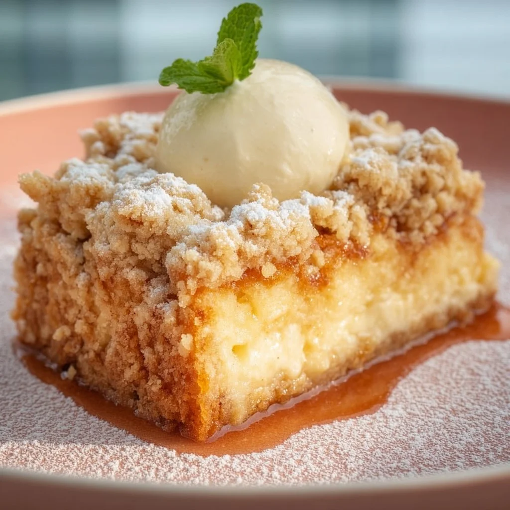 Himmlischer Streuselkuchen mit Pudding