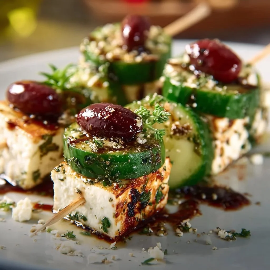 Leckere Feta-Spie&szlig;e mit Gurke &ndash; Einfaches Rezept f&uuml;r dich!