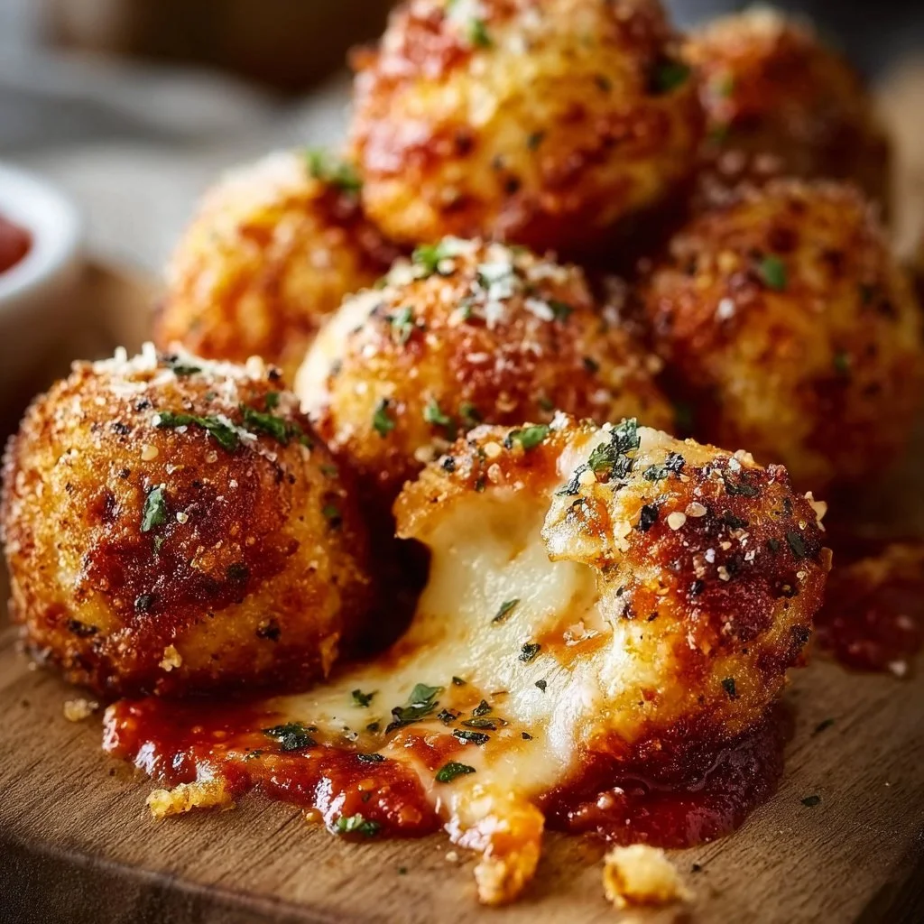 Mini-Pizza-Bällchen