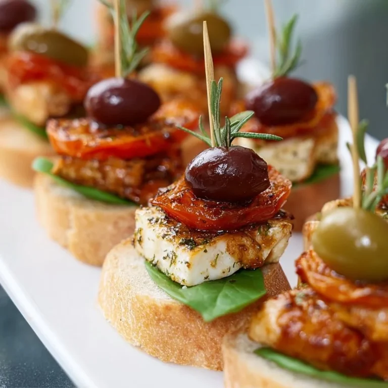 Leckere Partykebabs auf frisch gebackenem Baguette serviert