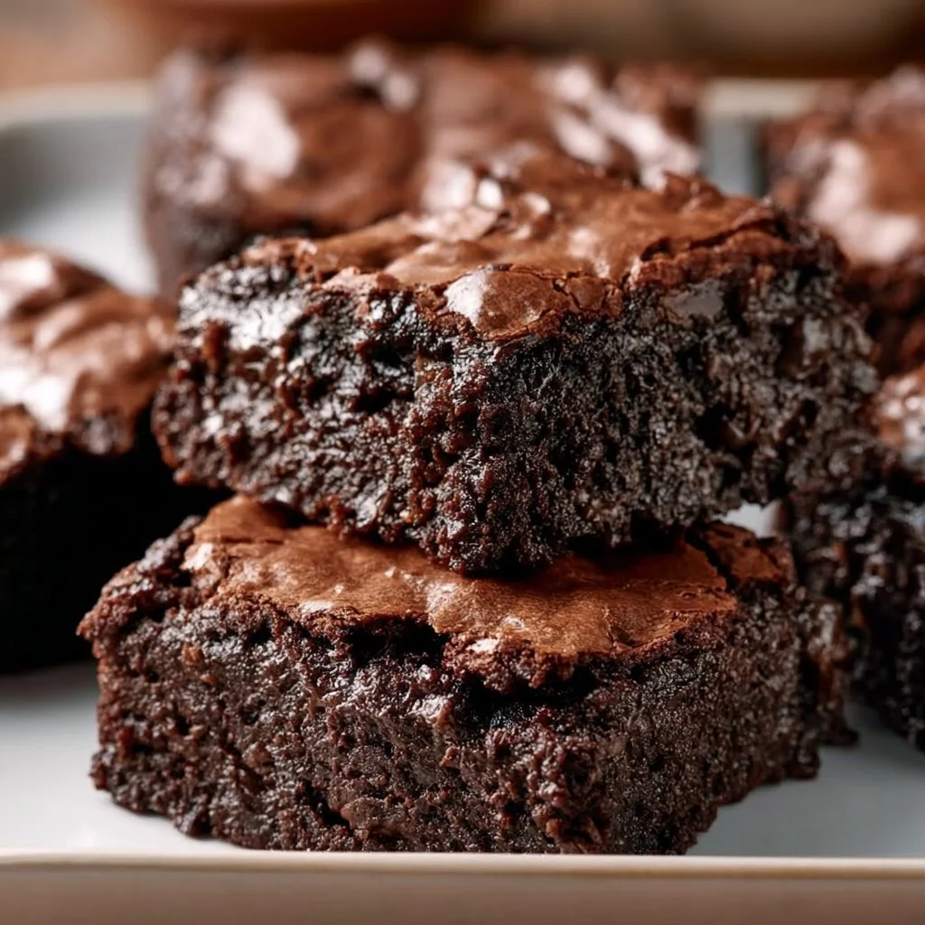 Die fudgigen Brownies