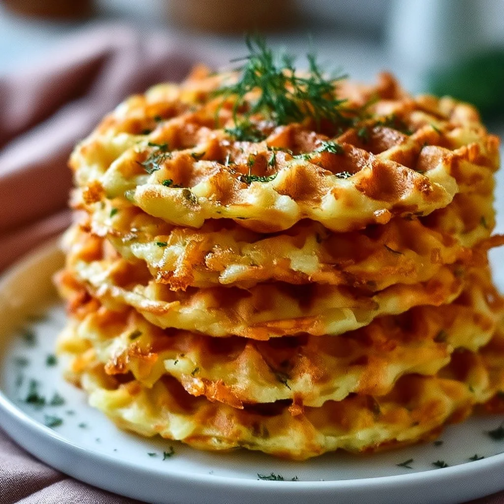 Die perfekten Kartoffel-Gem&uuml;se-Waffeln