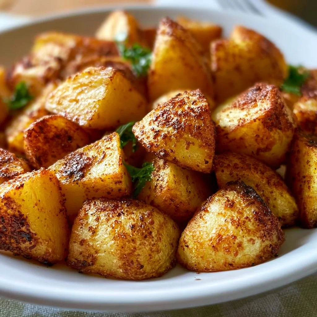 Gesunde Luftfrittierte Kartoffeln