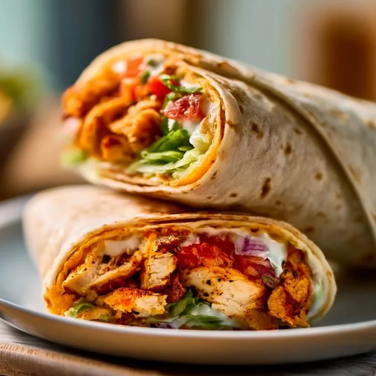 Gesunder Chicken Crunch Wrap - knusprig und lecker für jede Mahlzeit