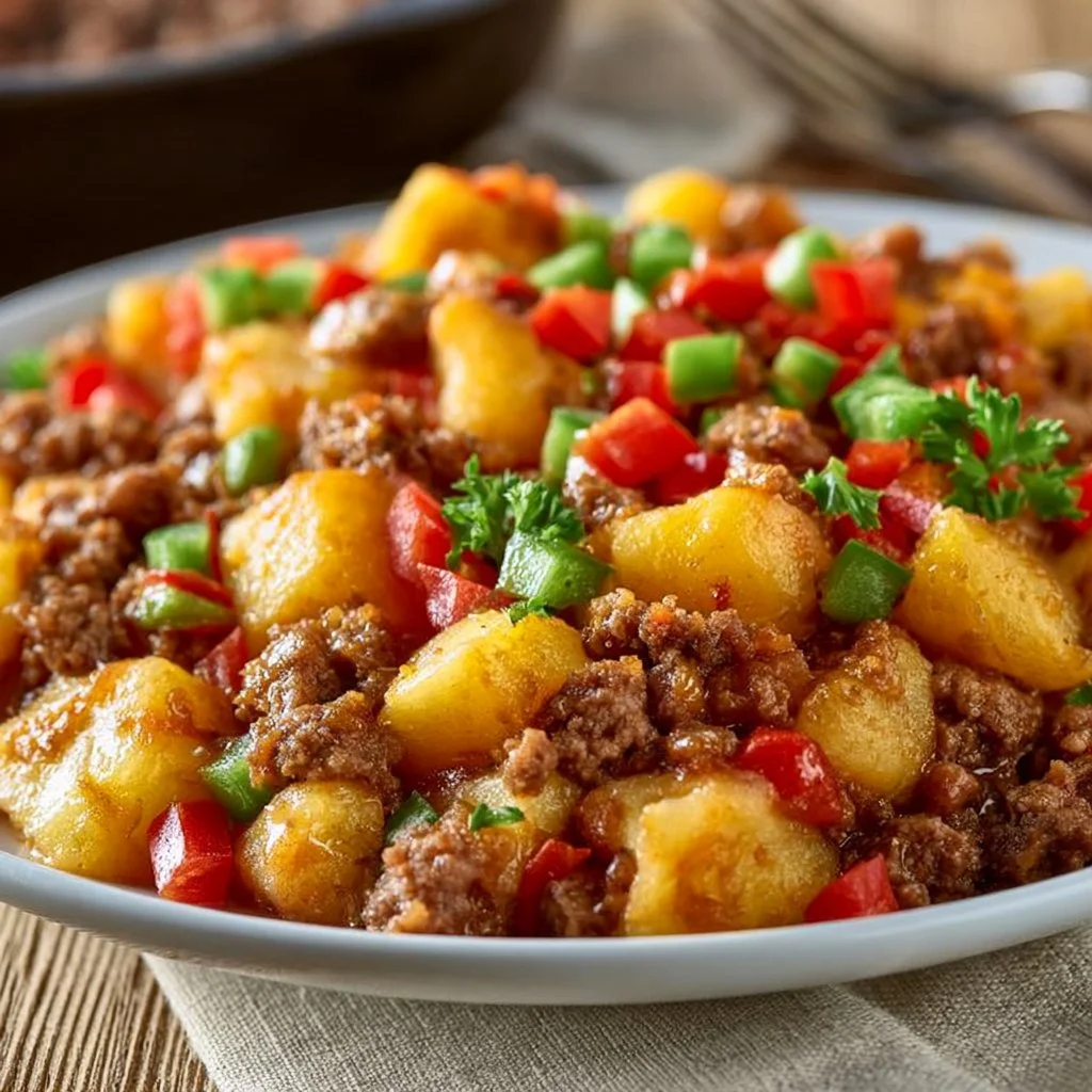Kartoffel-Hackfleisch-Pfanne