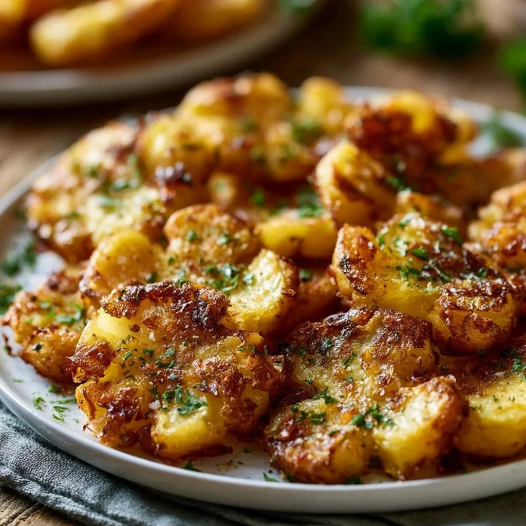 Knusprige Quetschkartoffeln