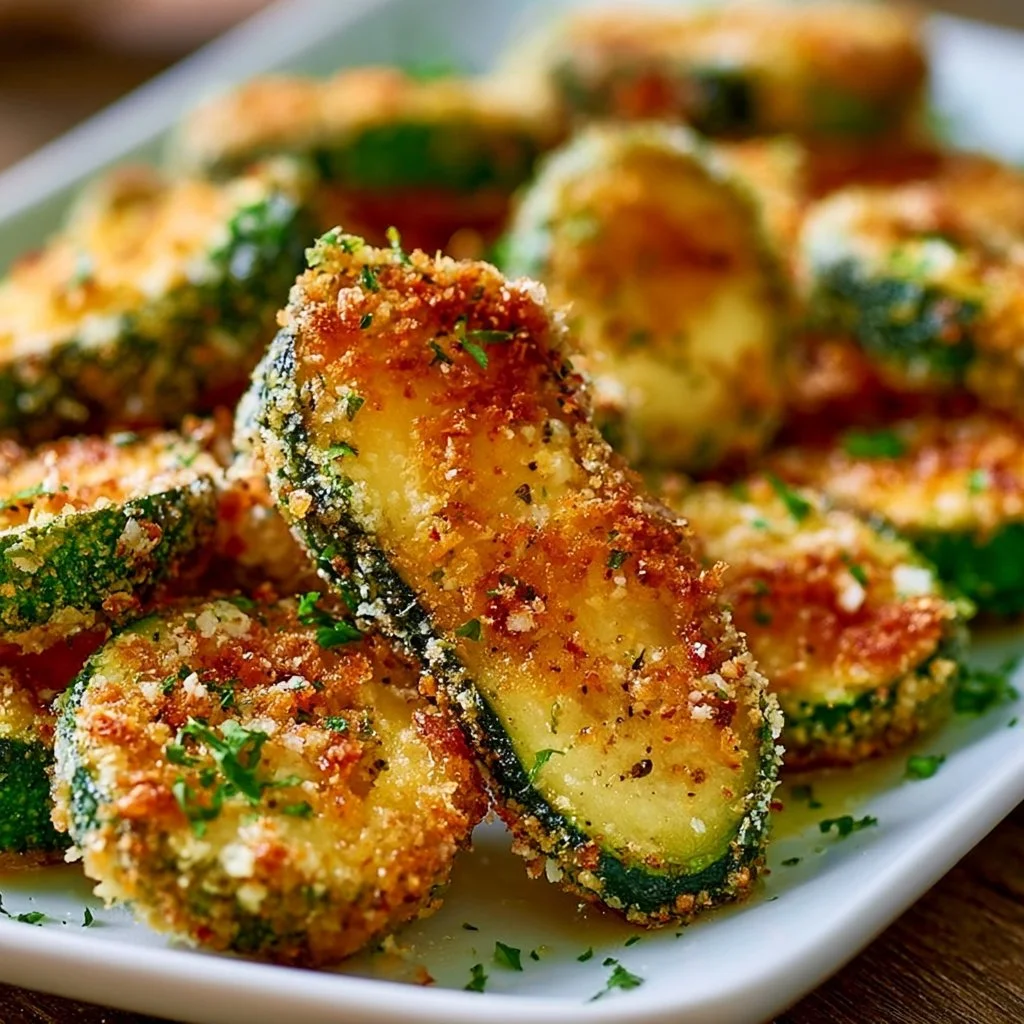 Knusprige Zucchini-Bites
