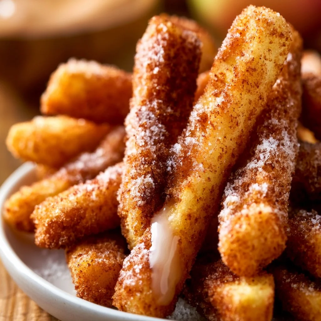 Luftfritteuse Apfelpommes
