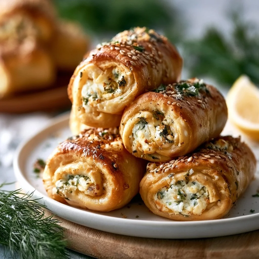 Ofen-Feta-Röllchen
