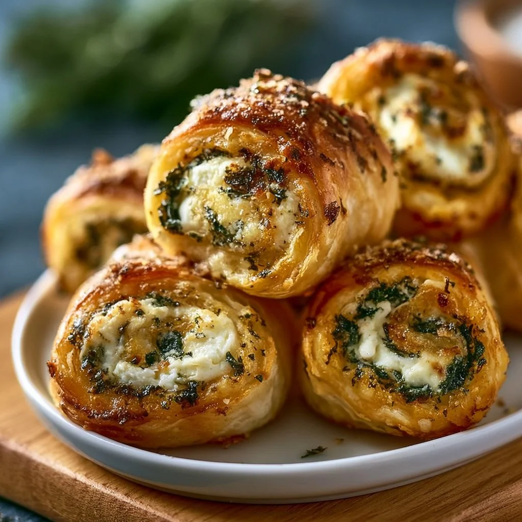 Ofen-Feta-Röllchen