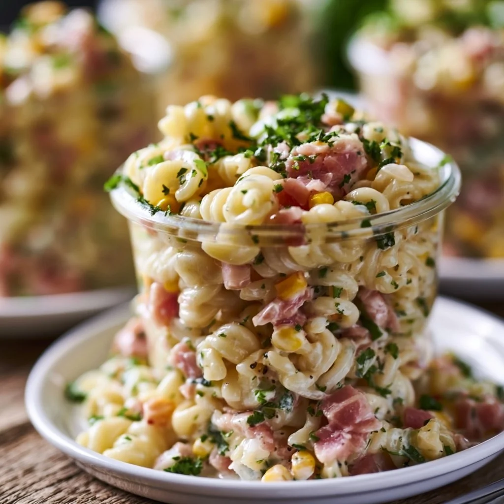 Pasta mit Schinken