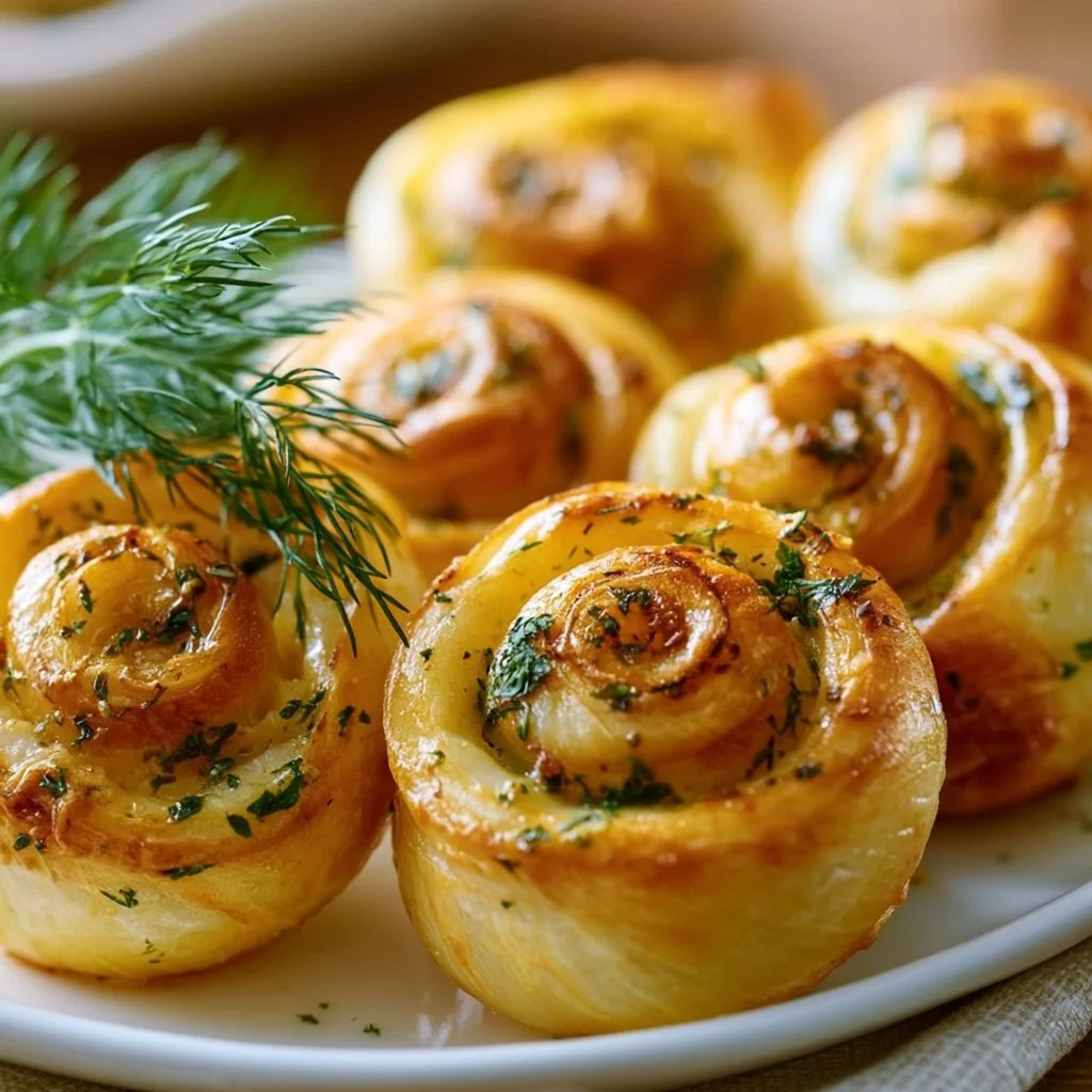 Saftige Kartoffelschnecken