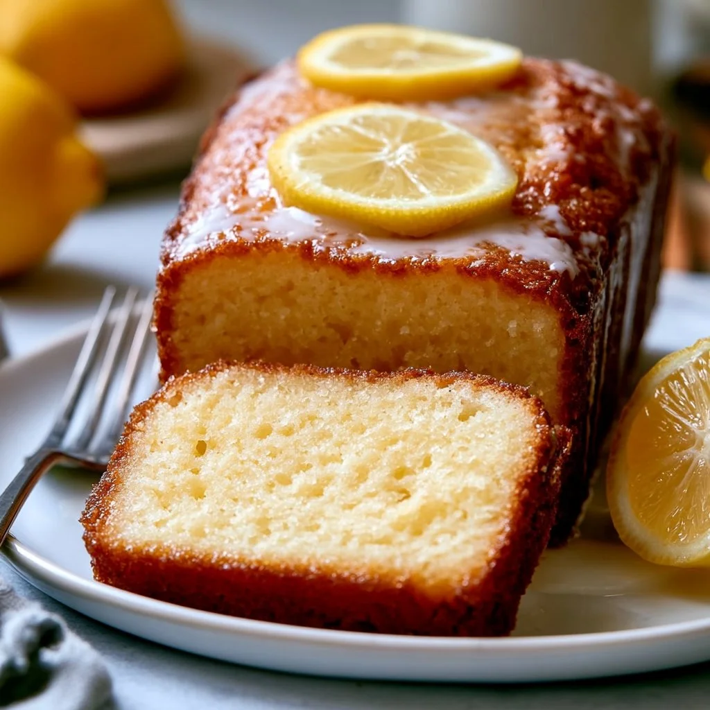 Saftiger Zitronen-Joghurt-Kastenkuchen