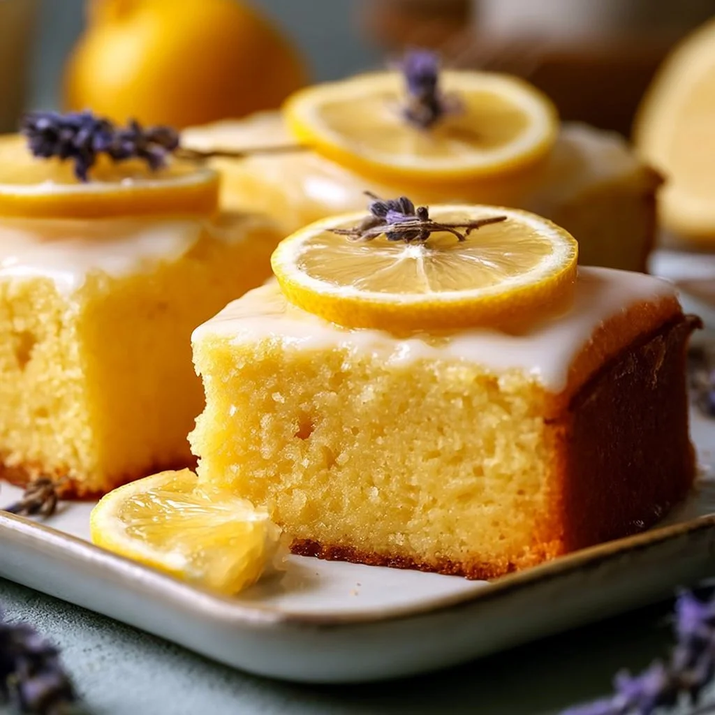 Saftiger Zitronenkuchen vom Blech