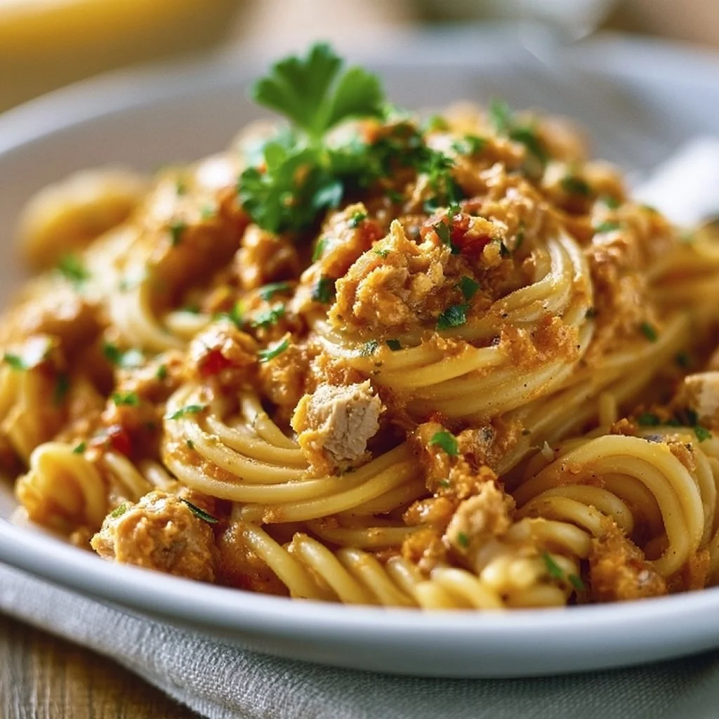 Schnelle Pasta mit Thunfischsauce