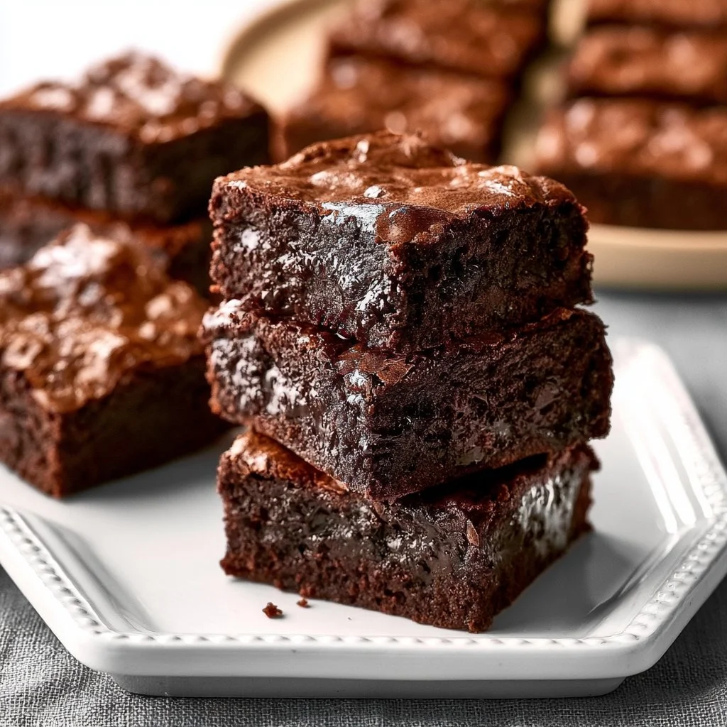 Schokoladige Verf&uuml;hrung in Brownie-Form