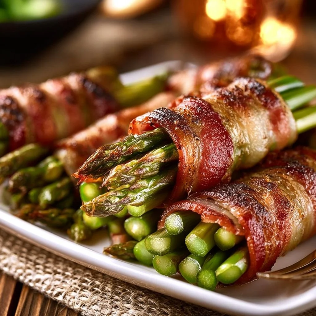 Spargel im Speckmantel