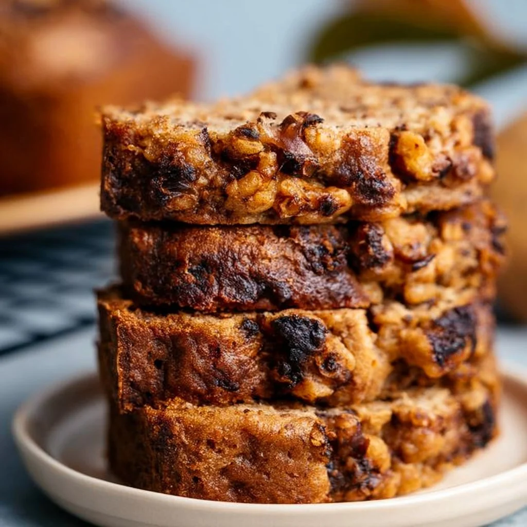 Veganes, saftiges Bananenbrot