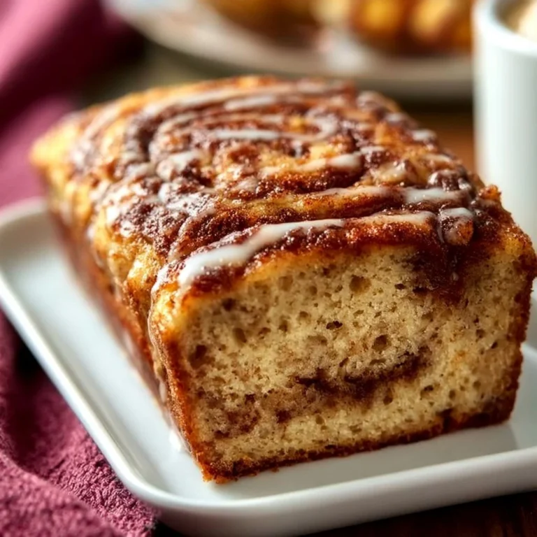 Leckeres Zimtschnecken-Bananenbrot mit Zimt und Bananen, ideal zum Genießen.