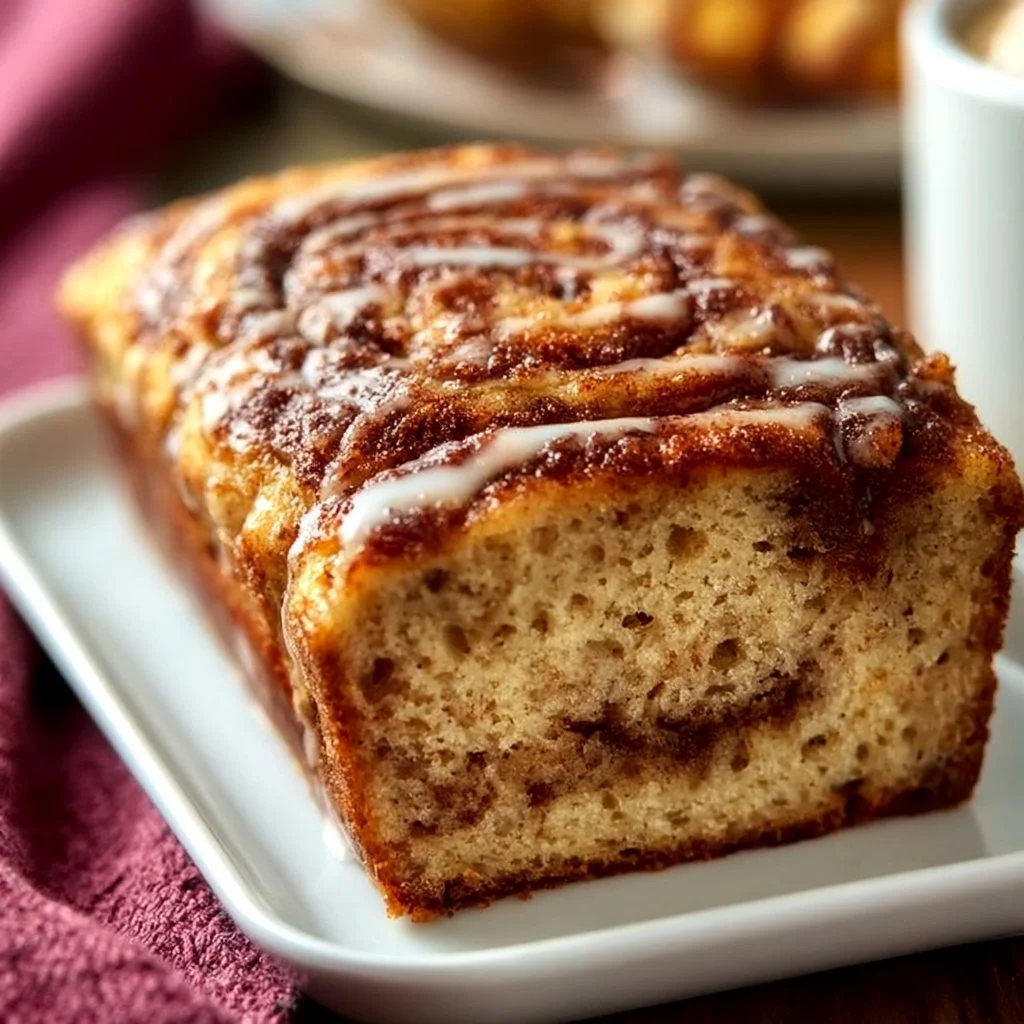 Leckeres Zimtschnecken-Bananenbrot mit Zimt und Bananen, ideal zum Genießen.